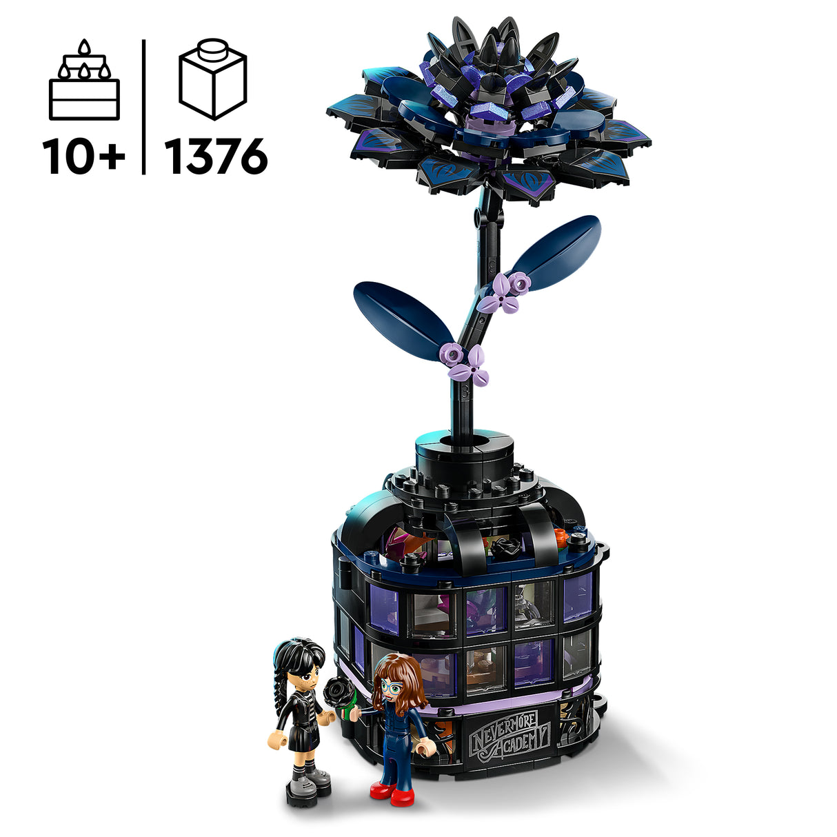 LEGO Wednesday Black Dahlia Flower 76784L