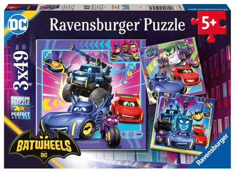 Ravensburger puzzle 3x49 pc Batwheels Characters 12001056V