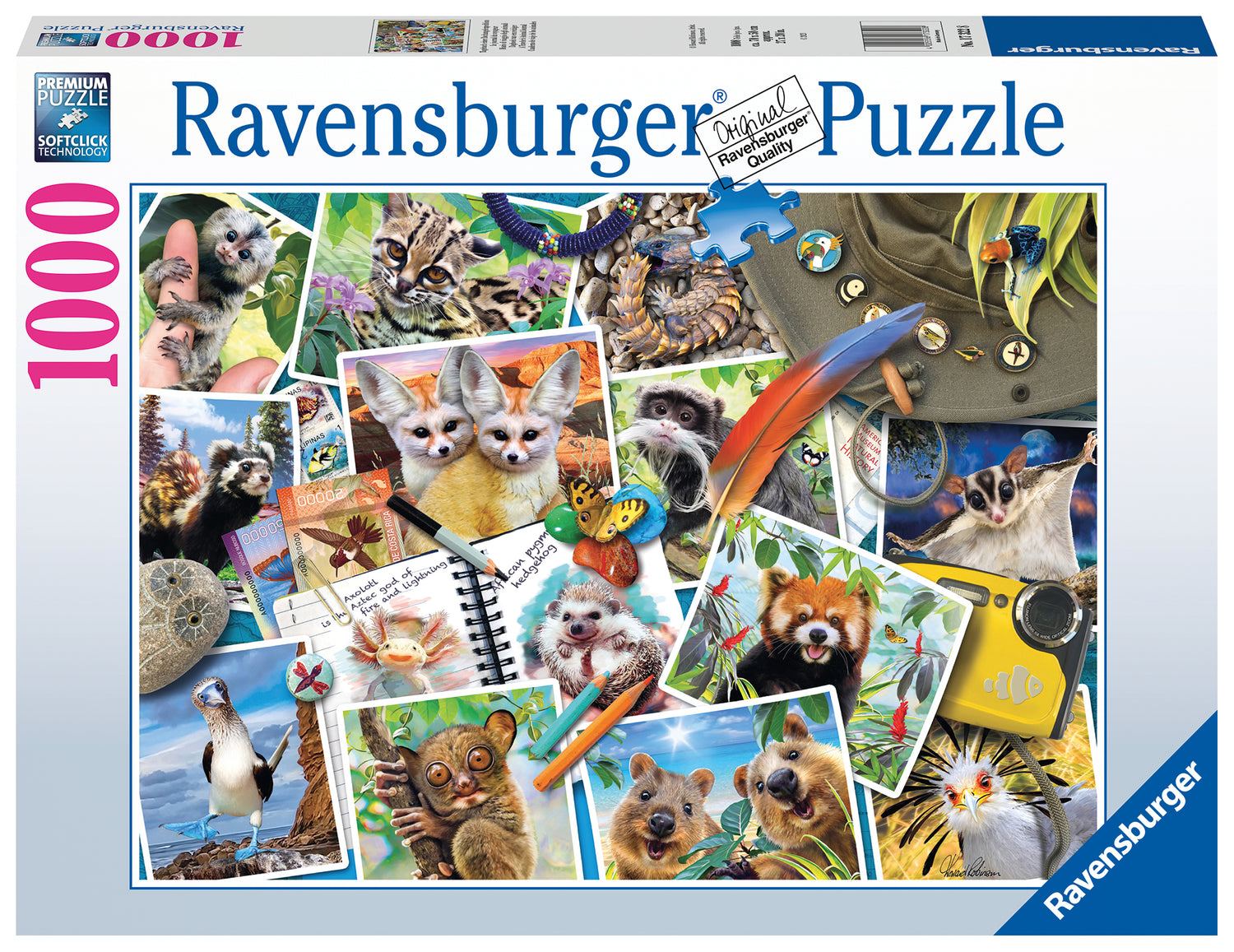 Ravensburger Puzzle 1000 pc Traveler's Photo Album 173228V