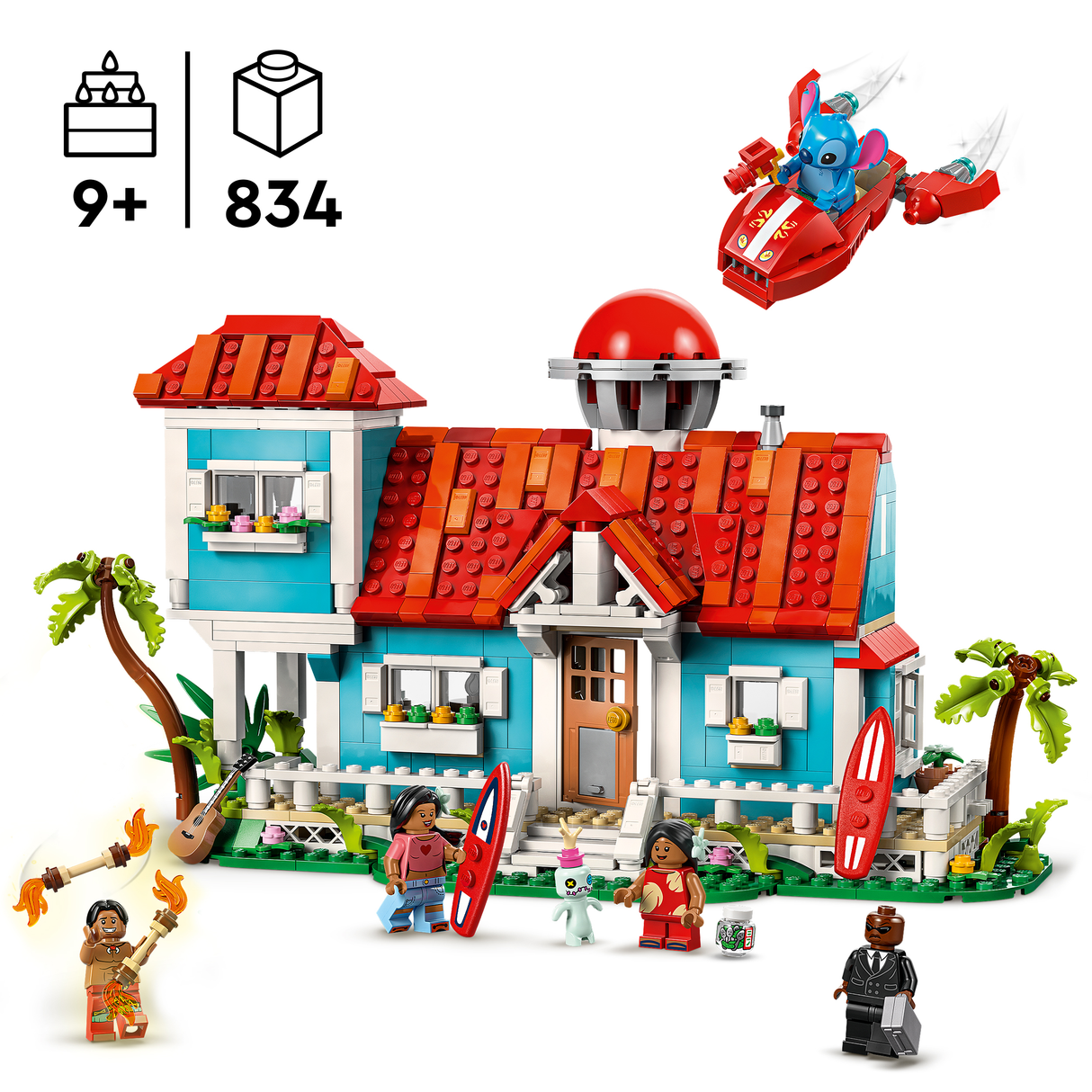 LEGO Disney Lilo and Stitch Beach House 43268L