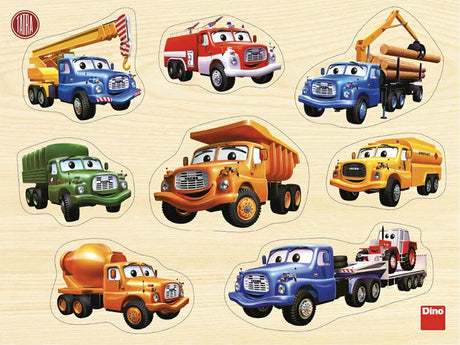 Dino Wooden Puzzle 8 pc Tatra 64401D