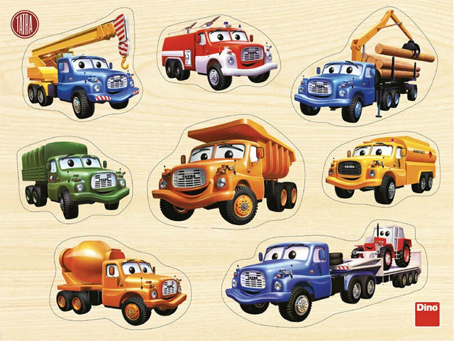 Dino Wooden Puzzle 8 pc Tatra 64401D