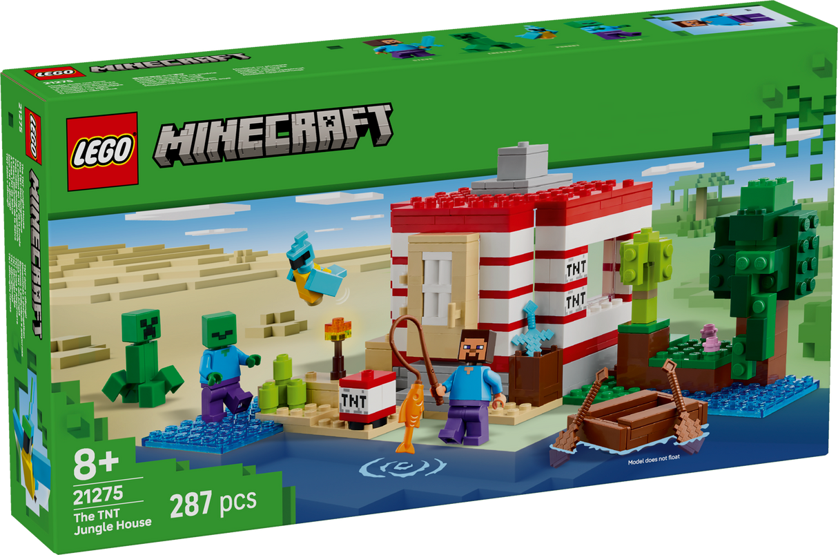 LEGO Minecraft The TNT Jungle House 21275L