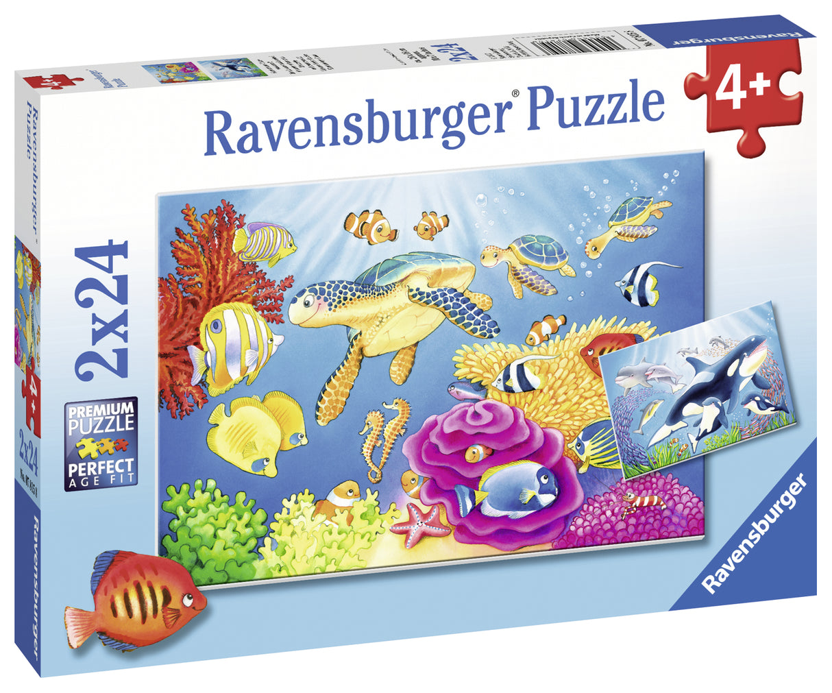 Ravensburger Puzzle 2x24 pc Colourful Underwater World 078158V