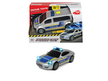 Dickie Toys Police Unit 2 Different 203712014B