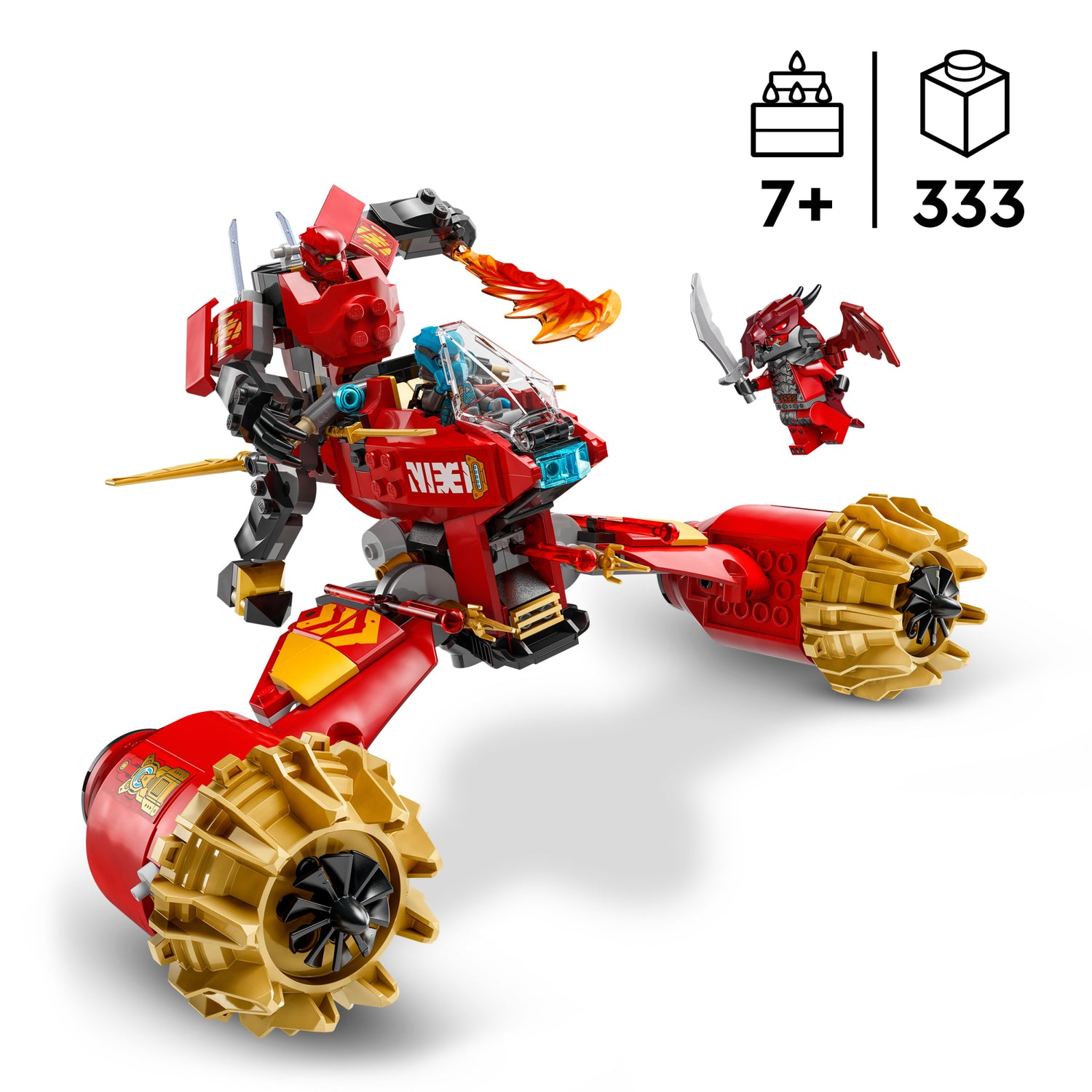 LEGO Ninjago Kai's Mech Storm Rider 71830L