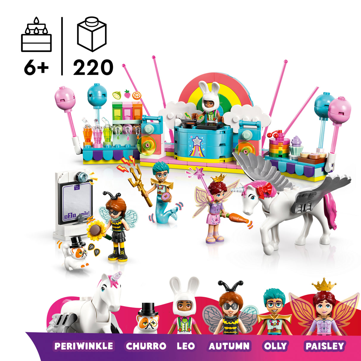 LEGO Friends Costume Party with Unicorn & Fairy 42661L