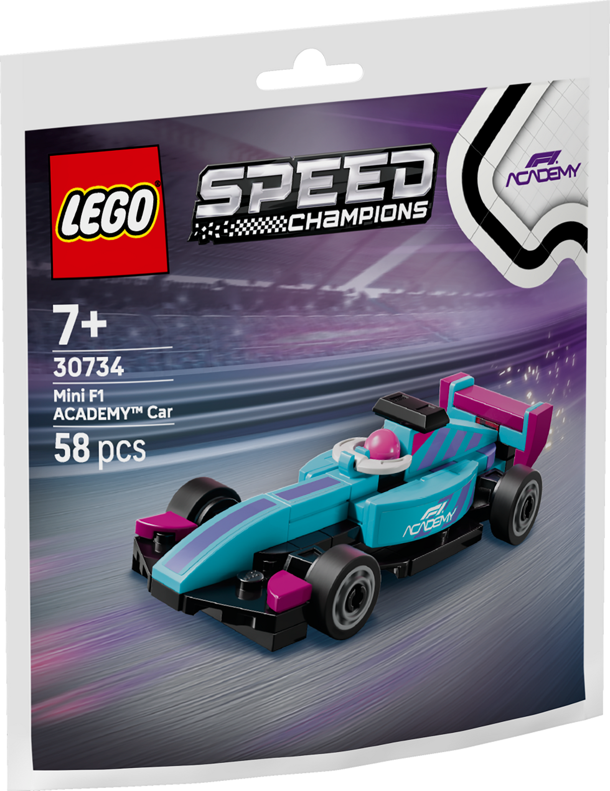 LEGO Speed Champion Mini F1 ACADEMY Car 30734L