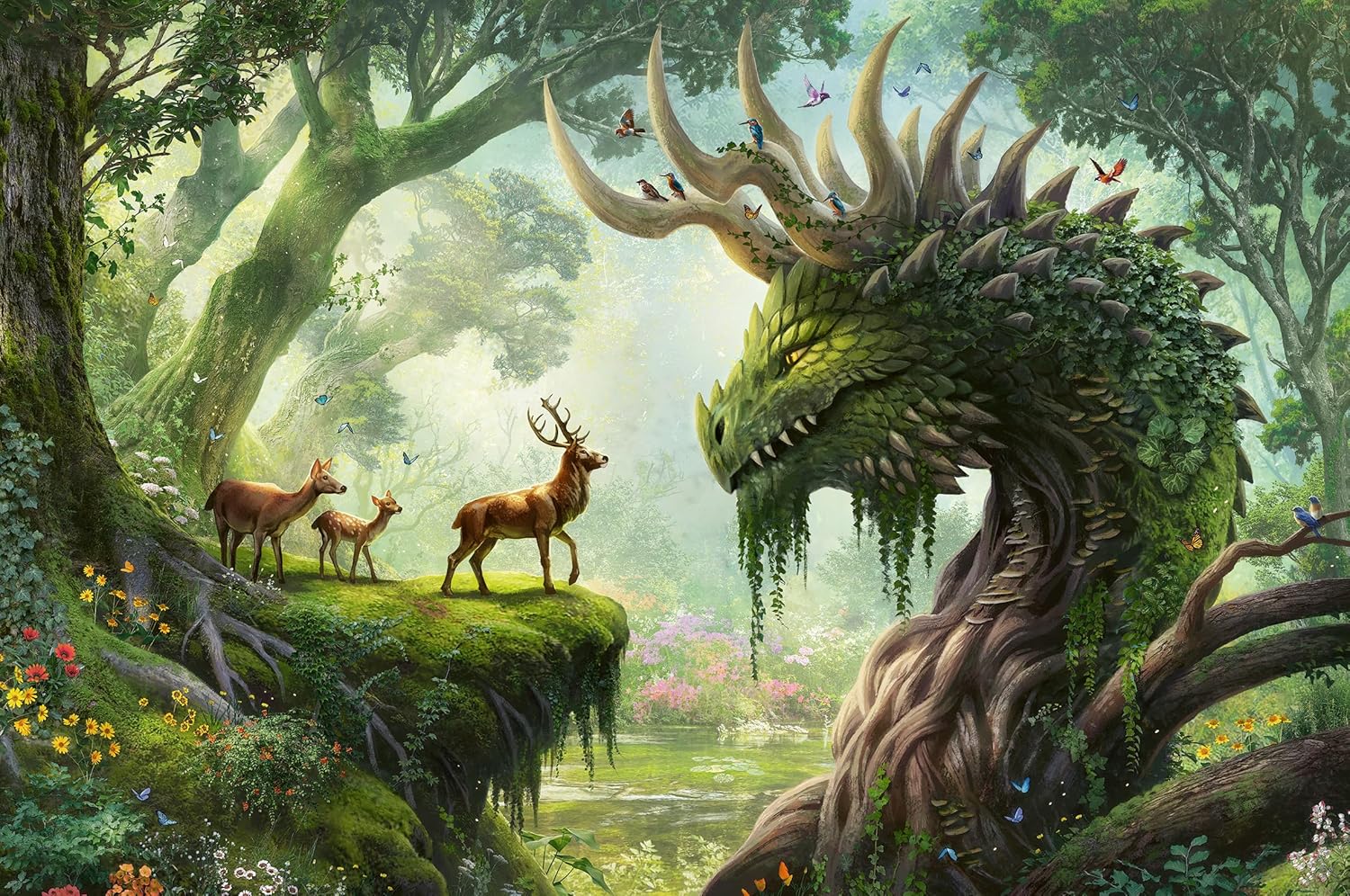 Ravensburger Puzzle 3000 pc The Dragon Comes to Life 12000808V