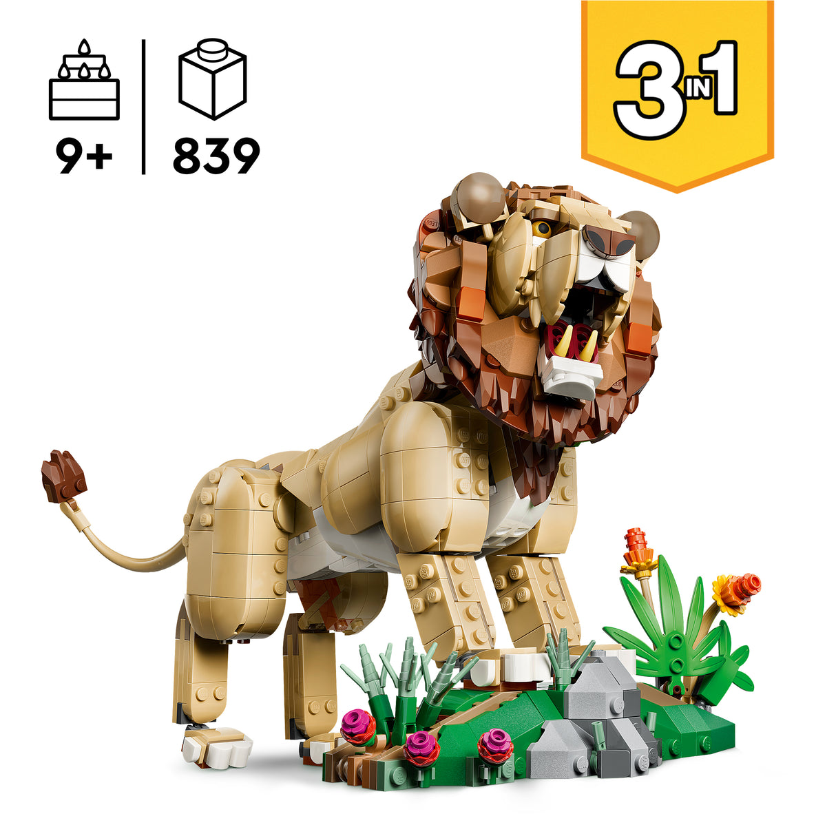 LEGO Creator ild Animals: Majestic Lion 31386L