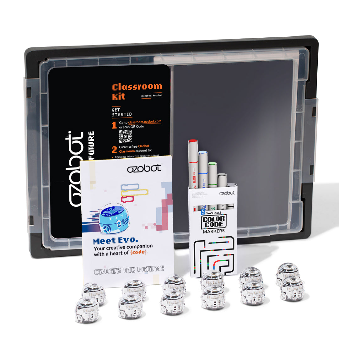 Ozobot Evo Classroom Kit 12 Bots OZO-051210-01-03
