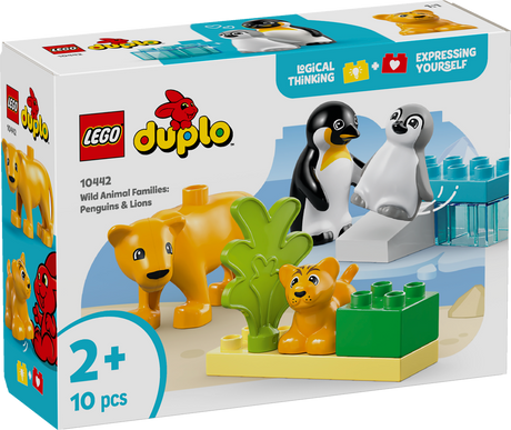 LEGO DUPLO Wild Animal Families: Penguins & Lions 10442L