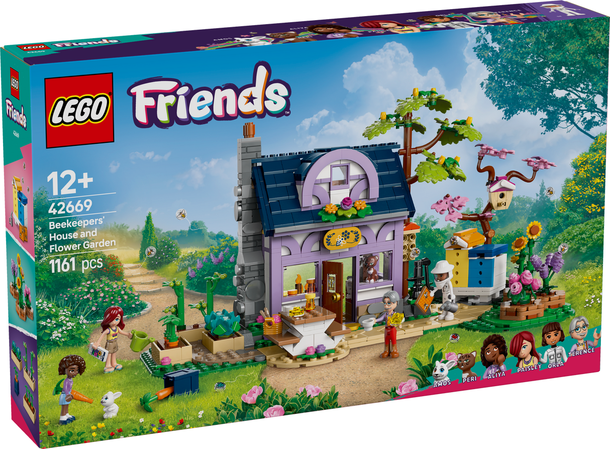 LEGO Friends Beekeepers' House and Flower Garden 42669L
