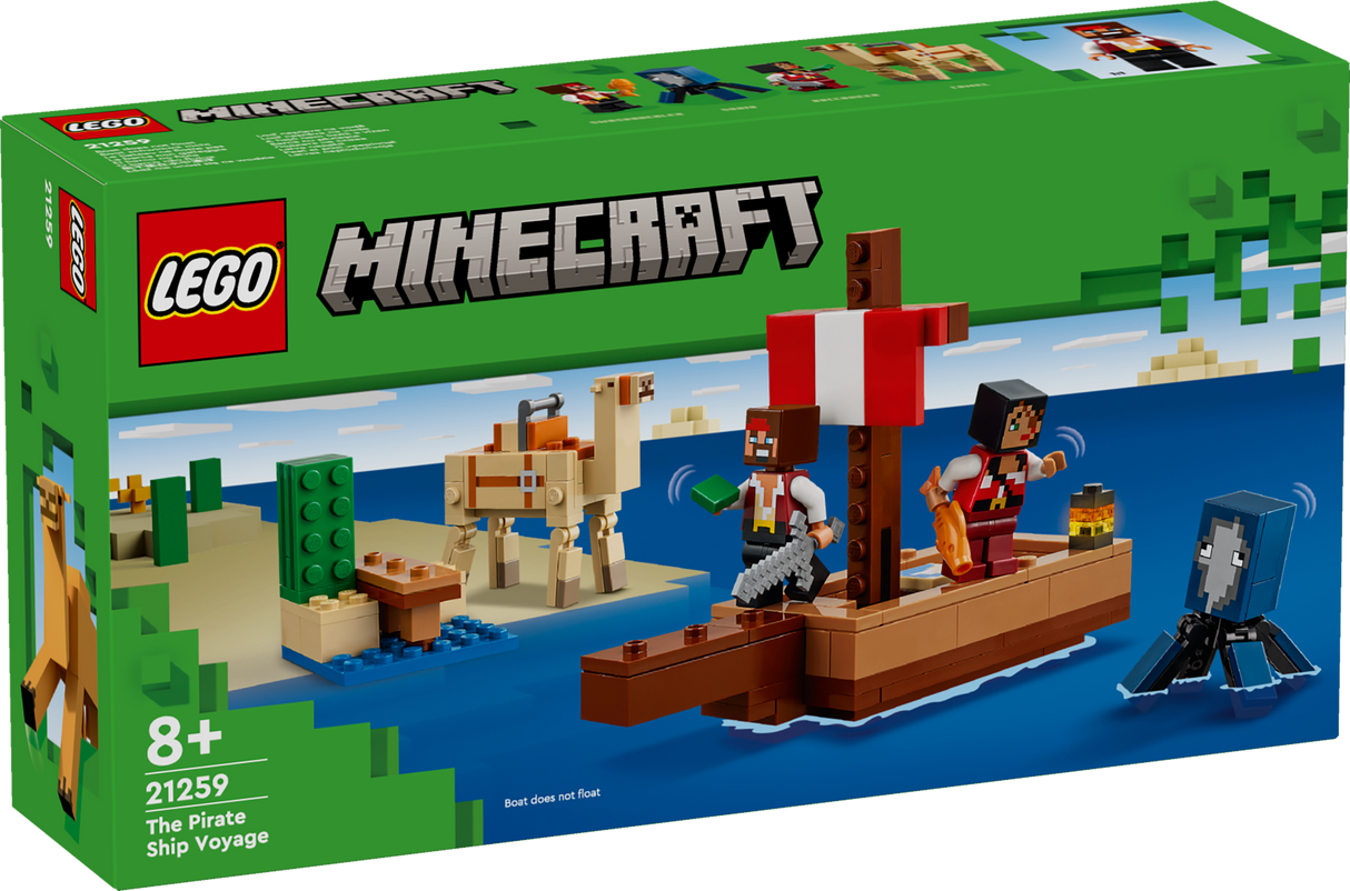 LEGO Minecraft The Pirate Ship Voyage 21259L