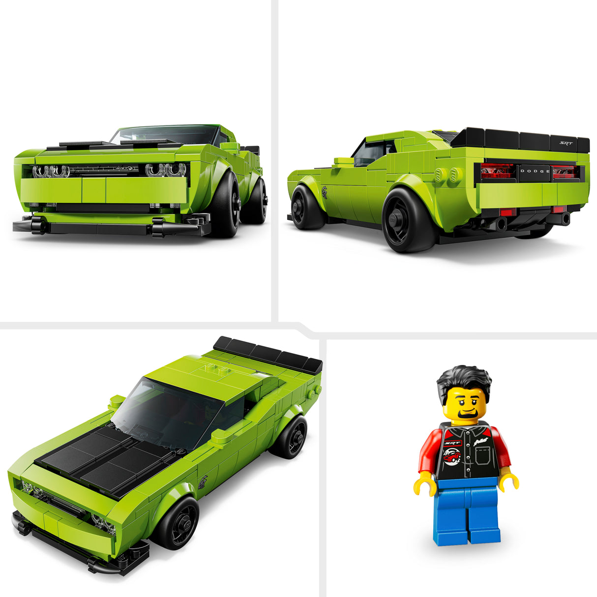 LEGO Speed Champions Dodge Challenger SRT Hellcat Sports Car 77237L