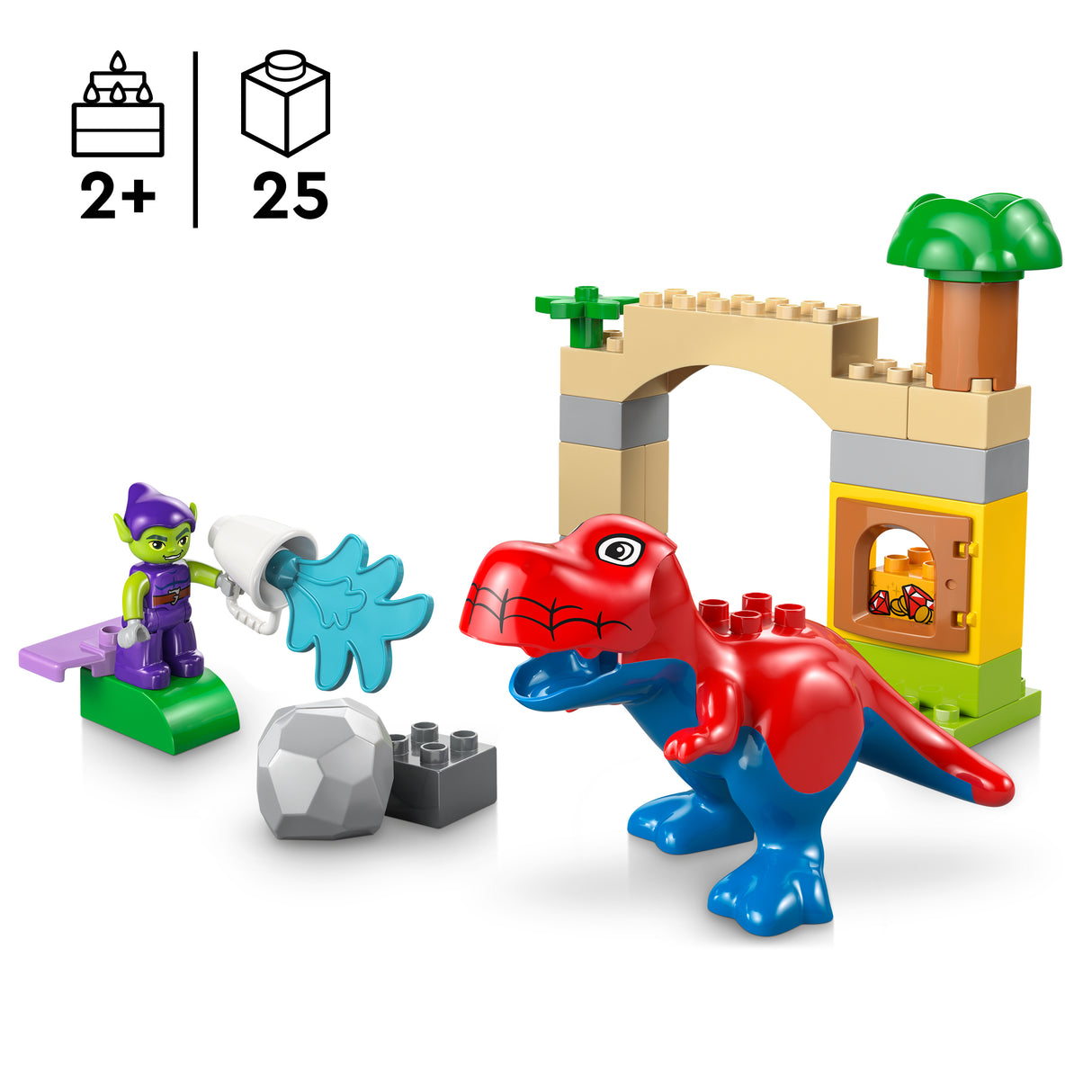 LEGO DUPLO Disney Dinosaur Spidey-Rex vs. Green Goblin 10463L