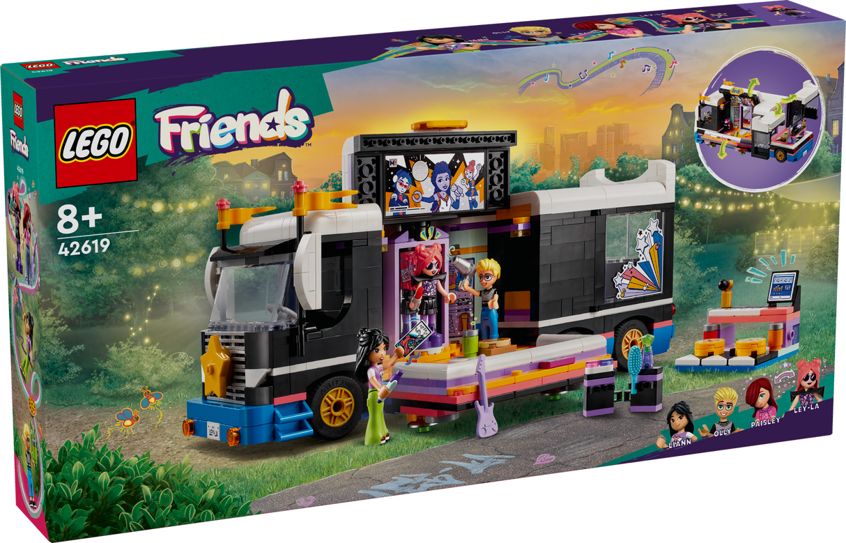 LEGO Friends Pop Star Music Tour Bus 42619L
