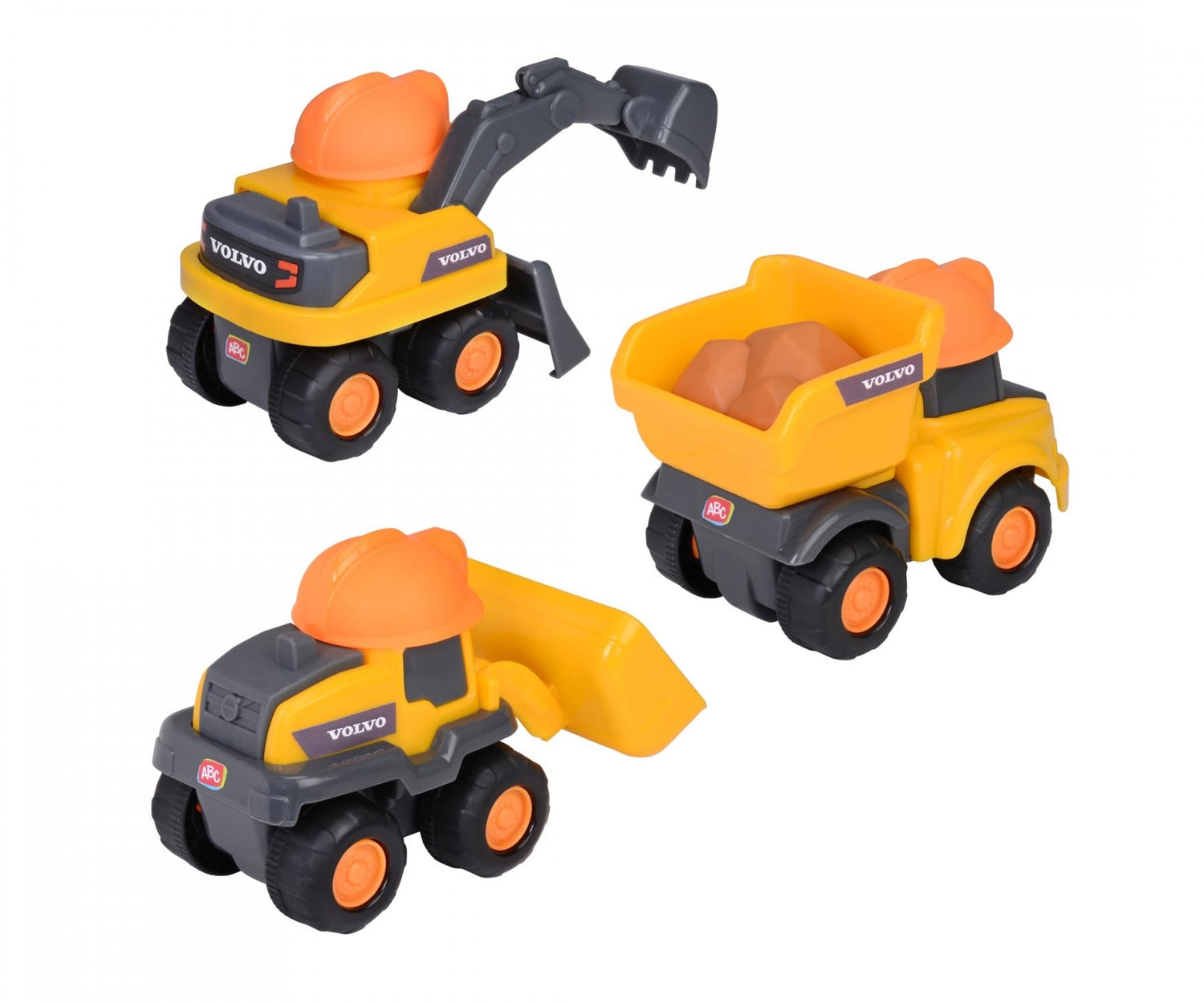 Dickie Toys ABC Construction Vehicle - 3 Different 204112010B