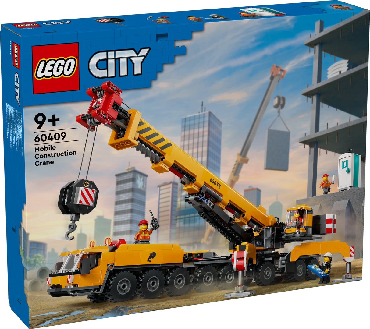 LEGO City Yellow Mobile Construction Crane 60409L