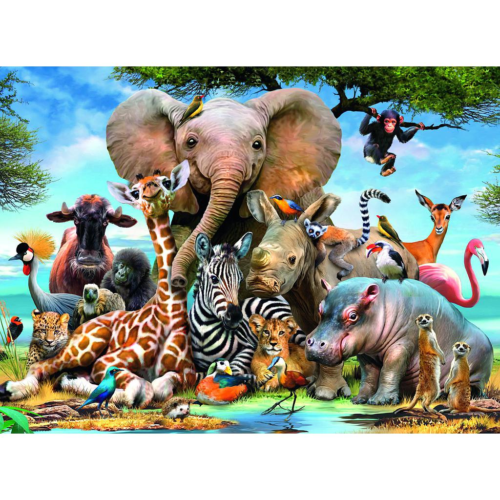 Ravensburger Puzzle 300 pc African Friends 130757V
