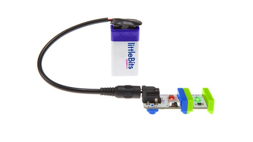 littleBits 9v Battery + Cable 660-0006-0000A