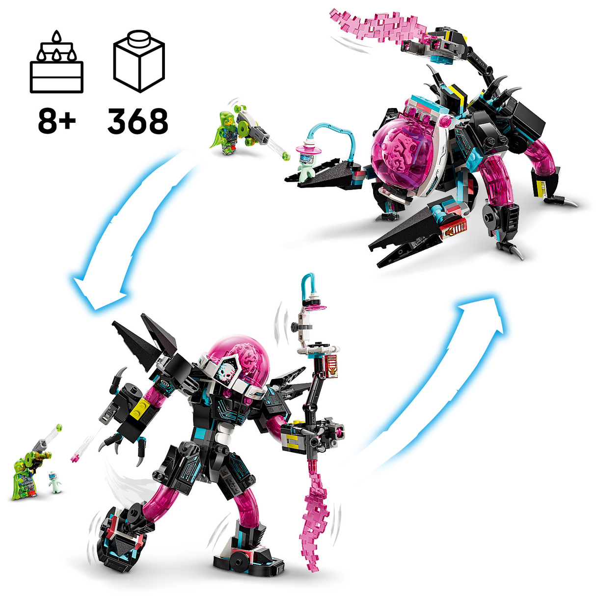 LEGO Dreamzzz Mateo vs. Cyber Brain Mech 71495L