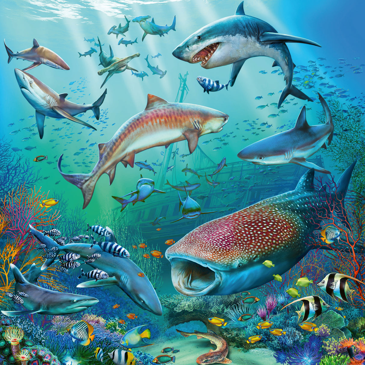 Ravensburger Puzzle 3x49 pc Ocean Life 051496V