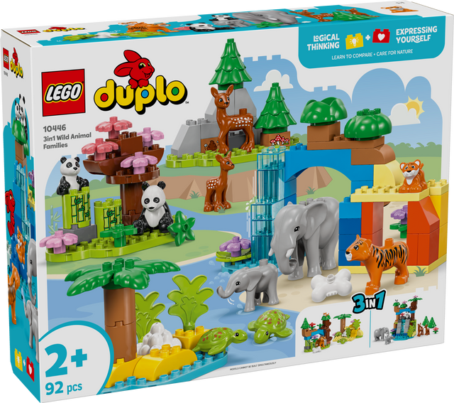 LEGO DUPLO 3in1 Wild Animal Families 10446L