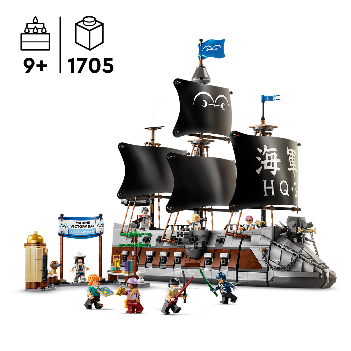 LEGO ONE PIECE Garp’s Marine Battleship 75646L