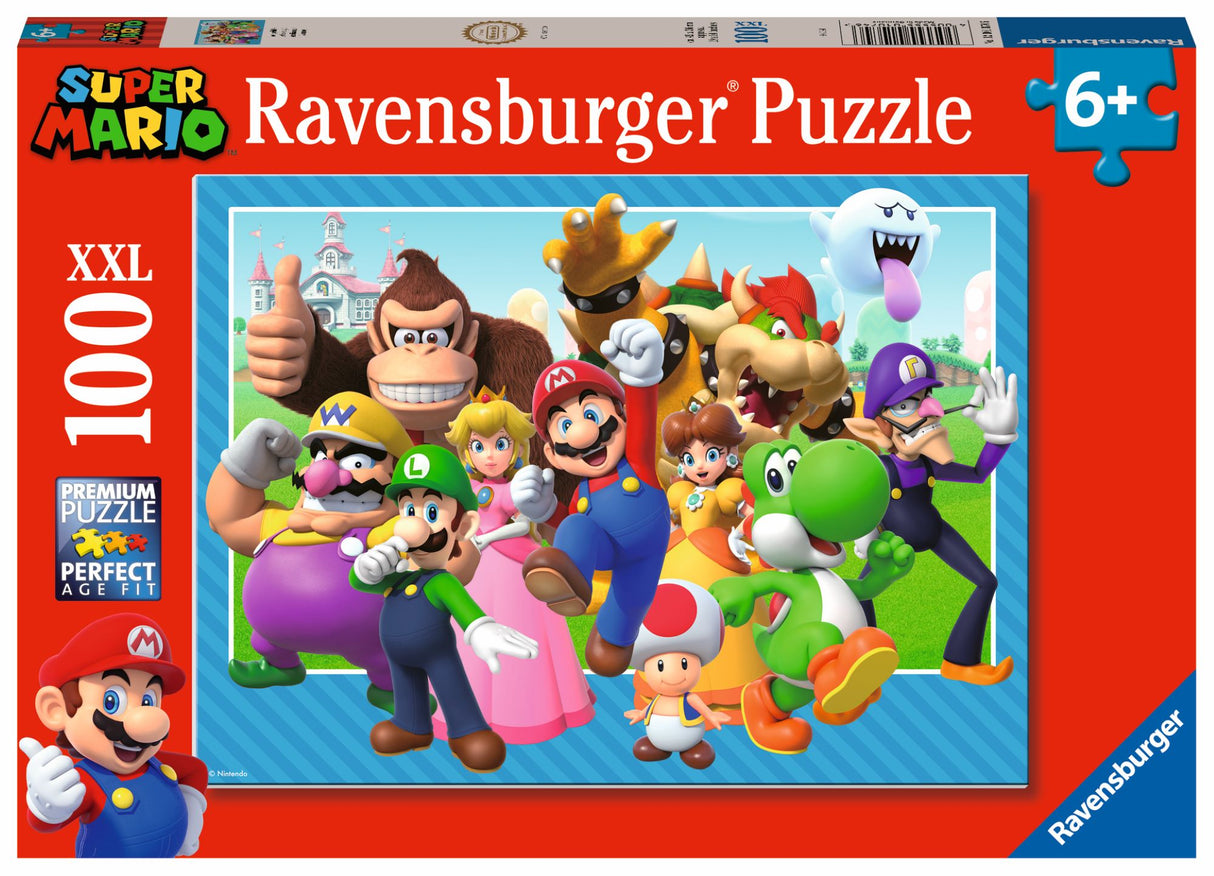 Ravensburger Puzzle 100 pc Super Mario Team 12001074V