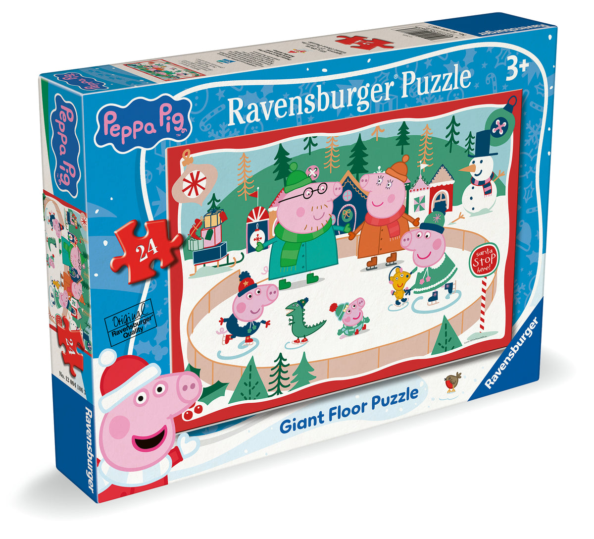 Ravensburger Puzzle 24 Pieces: Peppa Pig Ice Skating 12004186V
