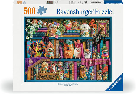 Ravensburger Puzzle 500 Pieces: Precious Porcelain Pups 12001466V