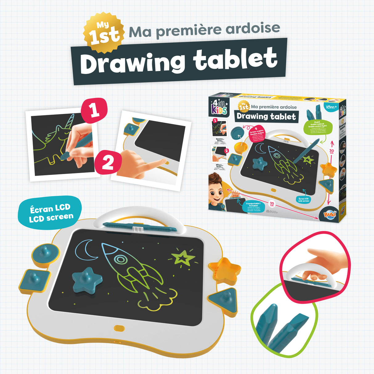 Buki My 1st Drawing Tablet FK014I