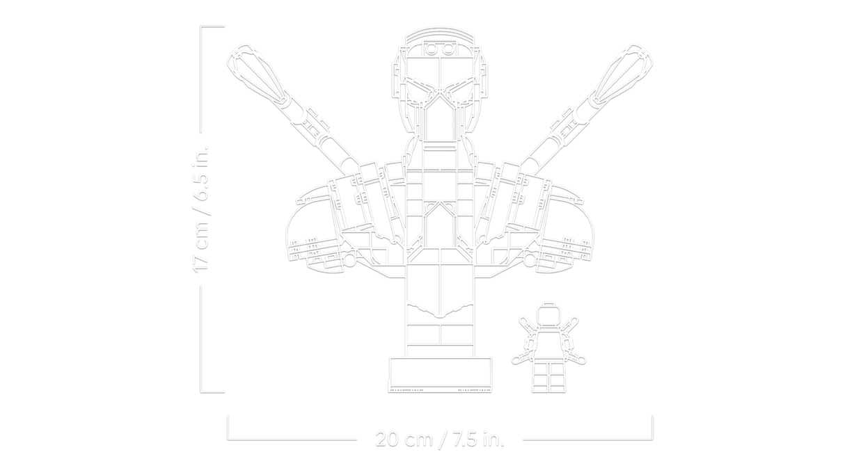 LEGO Super Heroes Iron Spider-Man Bust 76326L