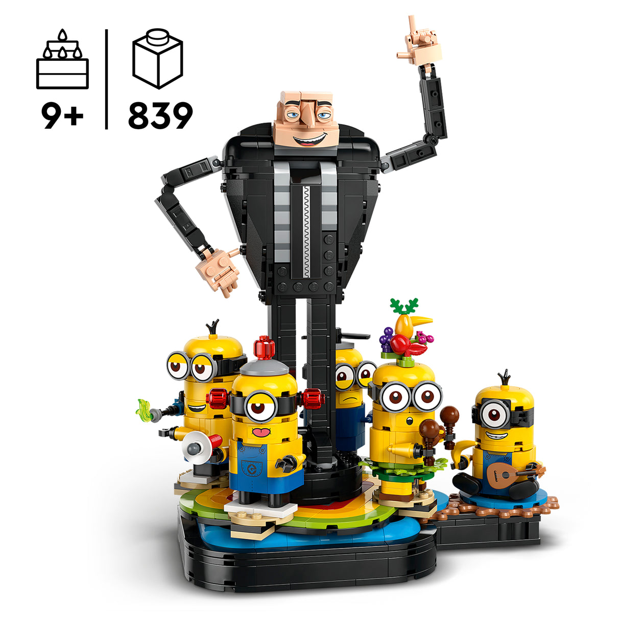 LEGO Minions Brick-Built Gru and Minions 75582L