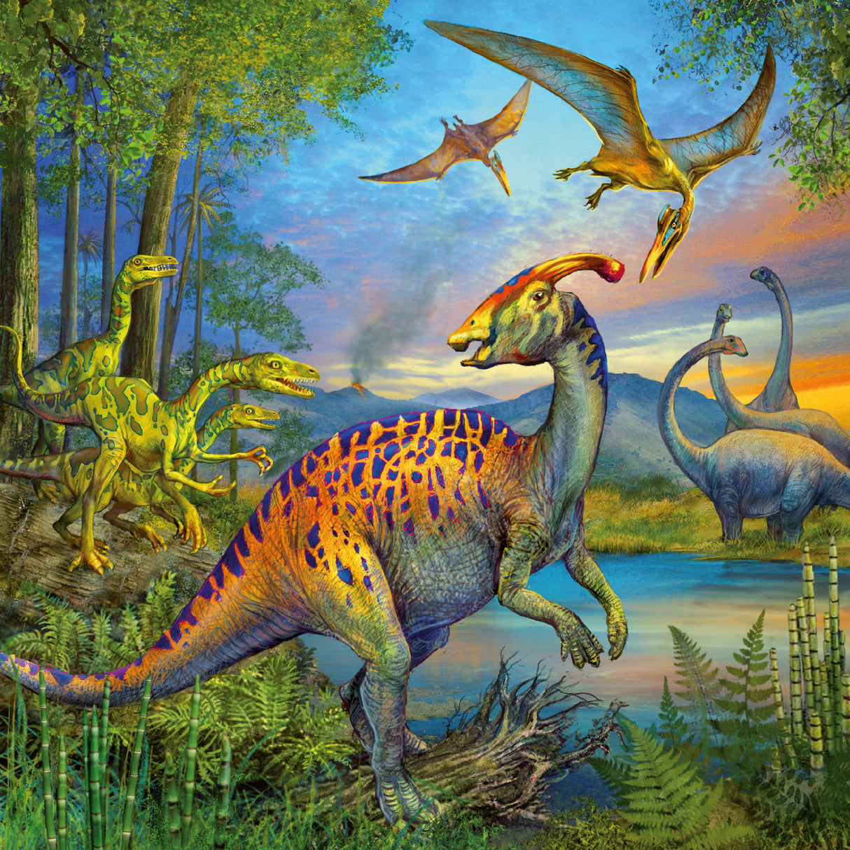 Ravensburger Puzzle 3x49 pc Dinosaurs 093175V
