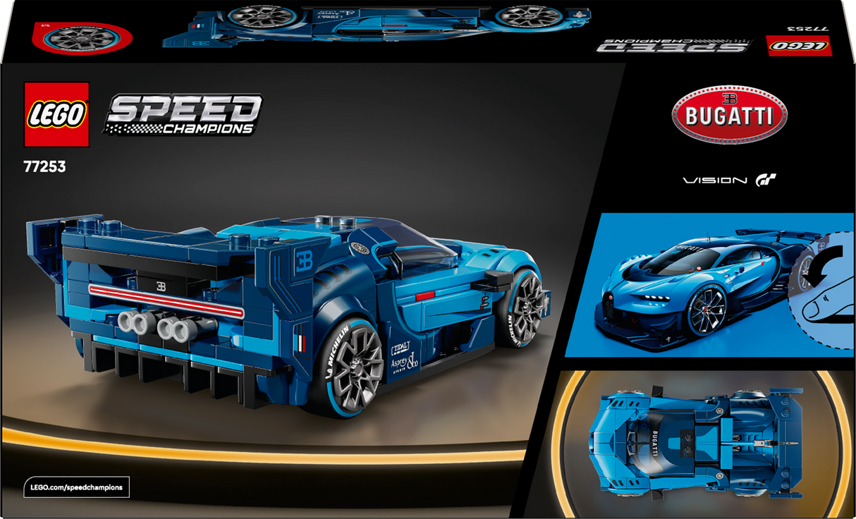 LEGO Speed Champions Bugatti Vision GT Hyper Sports Car 77253L