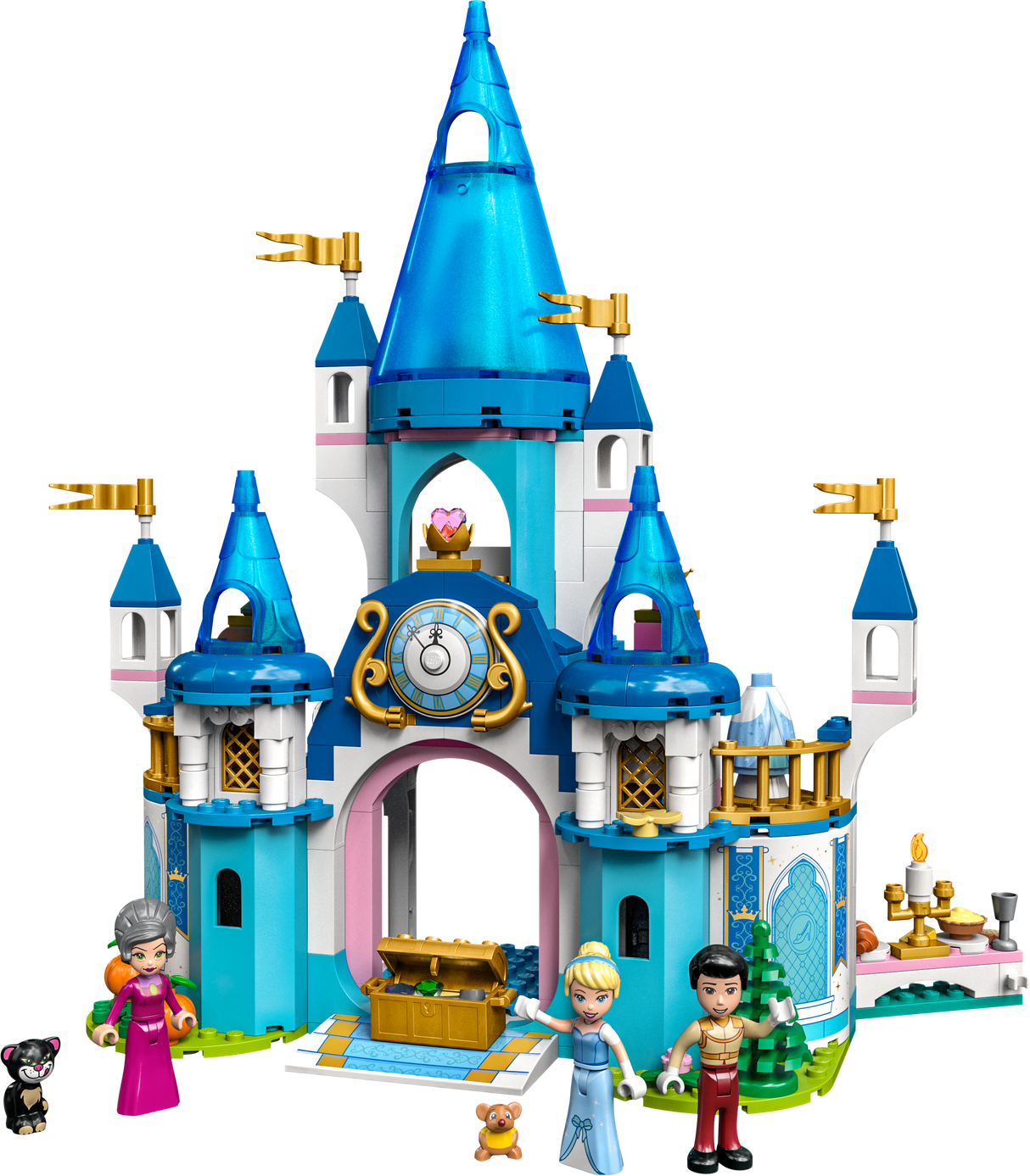 LEGO Disney Cinderella and Prince Charming's Castle 43206L