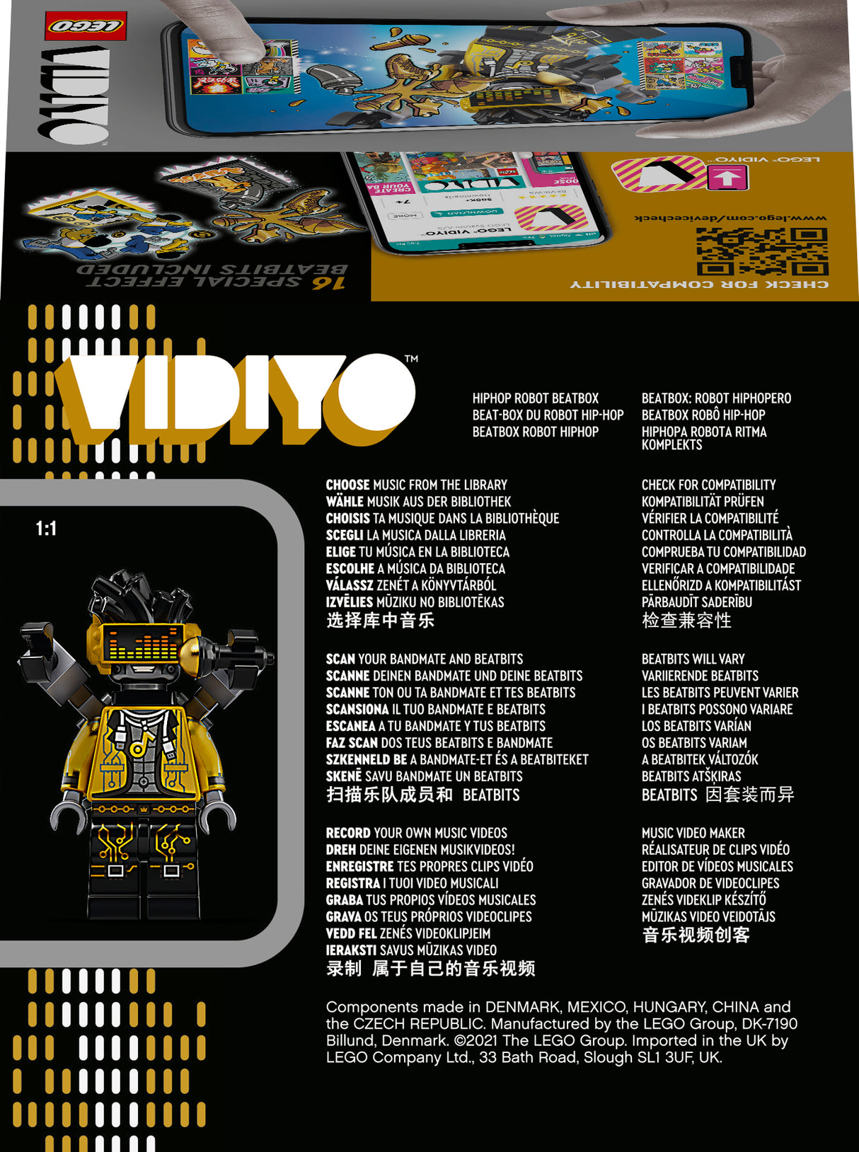 LEGO Vidiyo HipHop Robot BeatBox 43107L