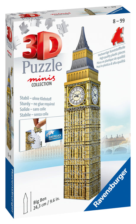 Ravensburger 3D mini puzzle 60 pc Big Ben 112463V