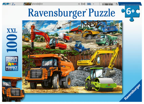 Ravensburger Puzzle 100 pc Construction Machinery 129737V