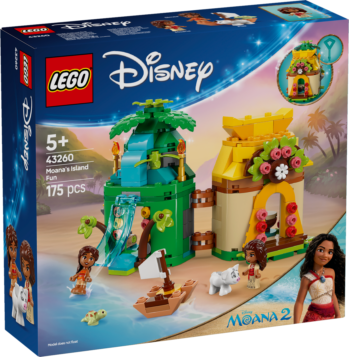 LEGO Disney Princess Moana's Island Fun 43260L