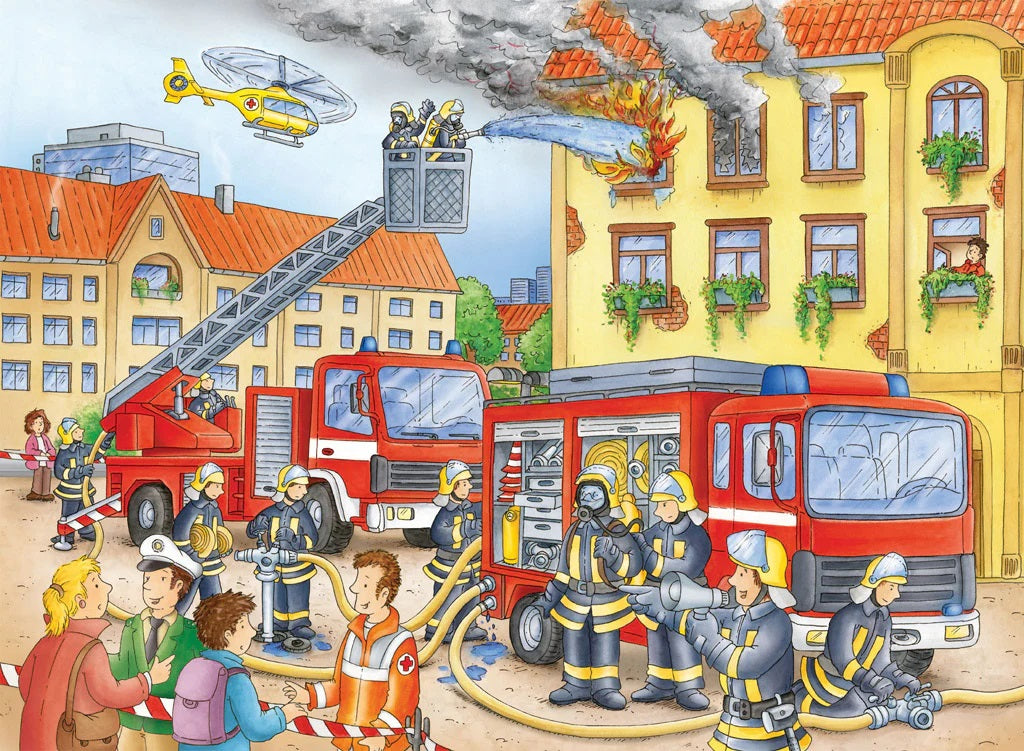 Ravensburger Puzzle 100 pc Fire Brigade 108220V