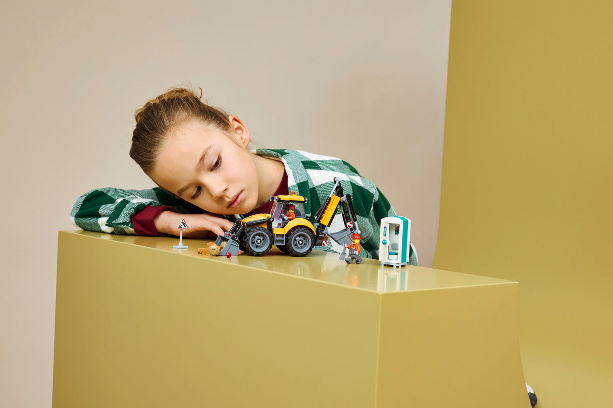 LEGO City Yellow Backhoe Loader 60480L