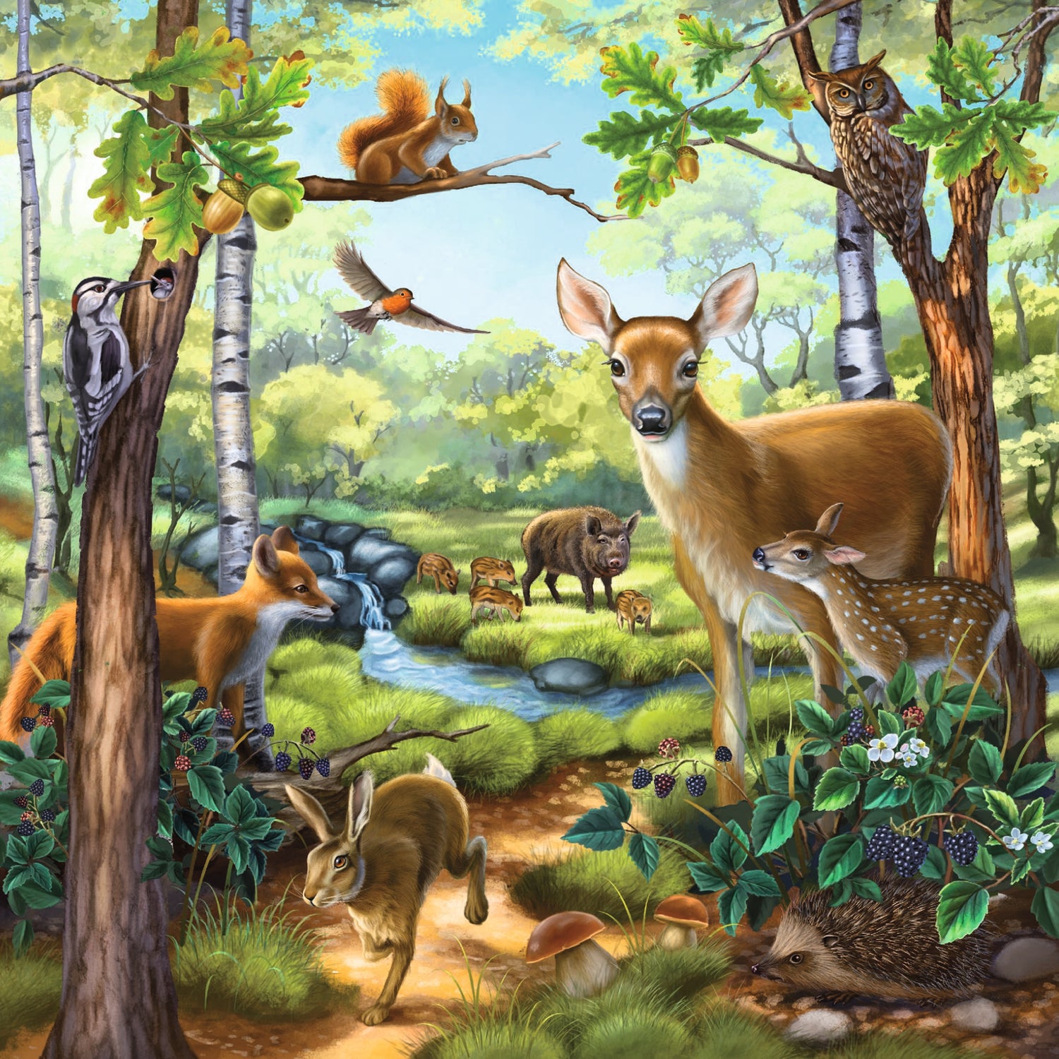 Ravensburger Puzzle 3x49 pc Animals 092659V