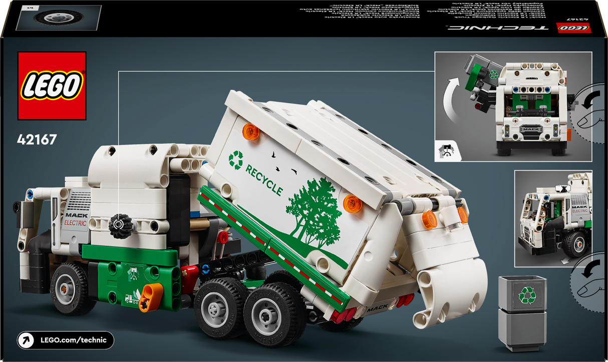 LEGO Technic Mack LR Electric Garbage Truck 42167L