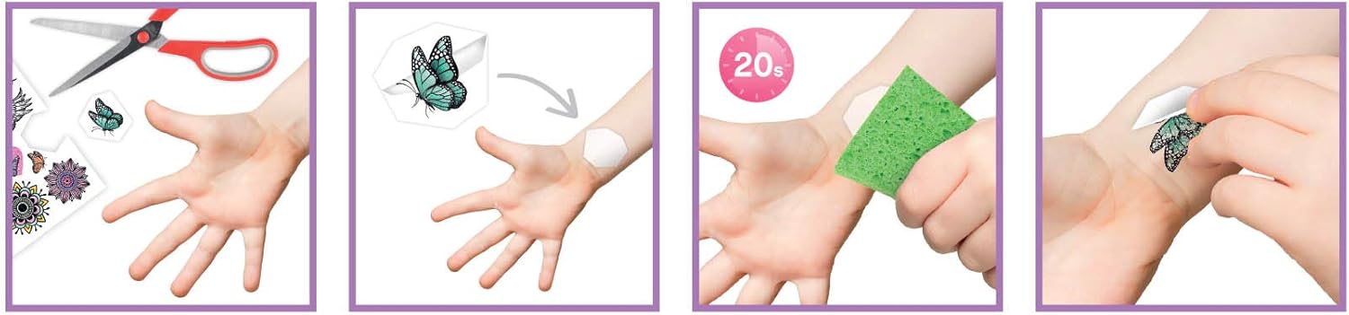 Buki Washable Tattoo 75 pc - Glitter TA004I