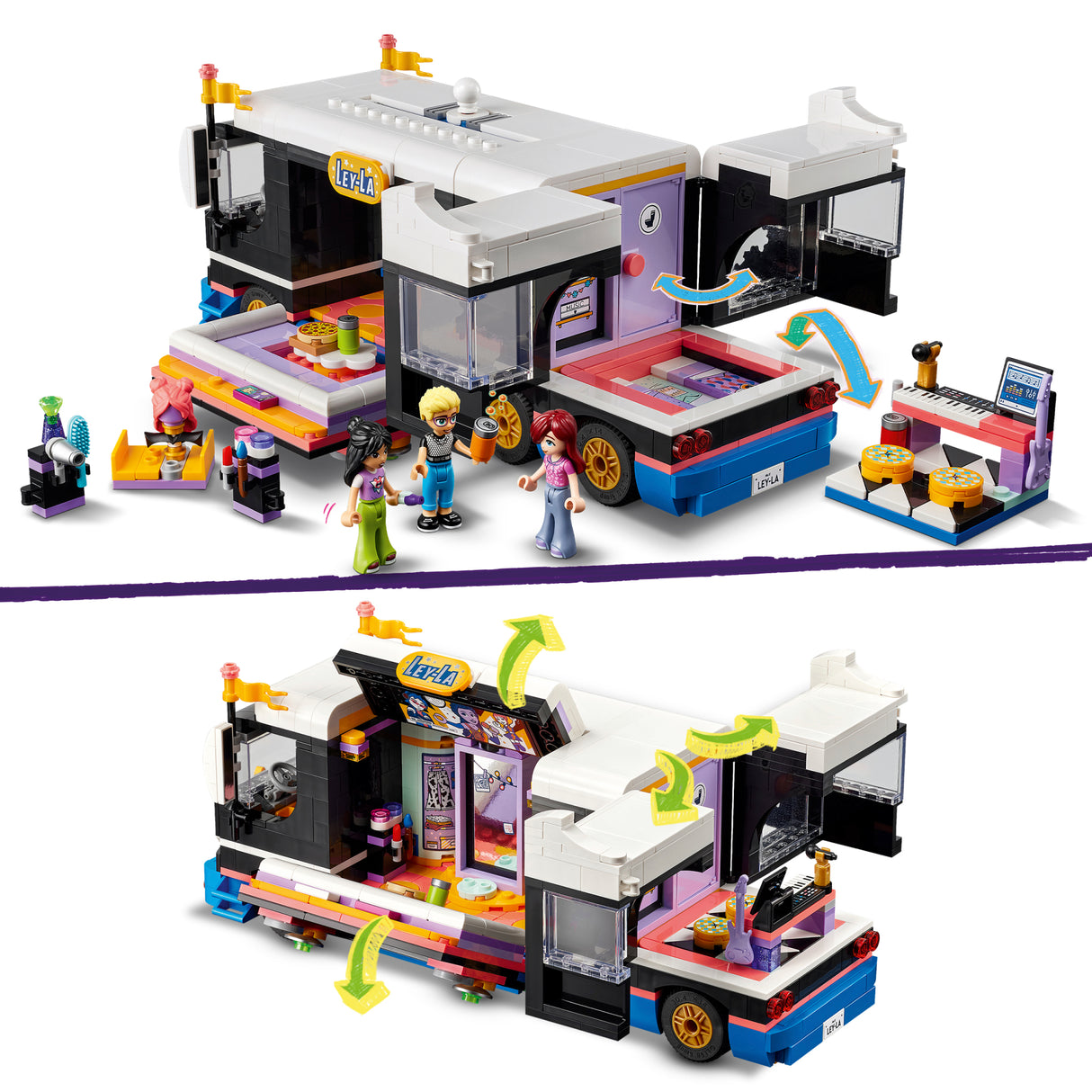 LEGO Friends Pop Star Music Tour Bus 42619L