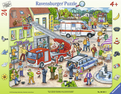 Ravensburger Frame Puzzle 24 pc Animal Ambulance 065813V