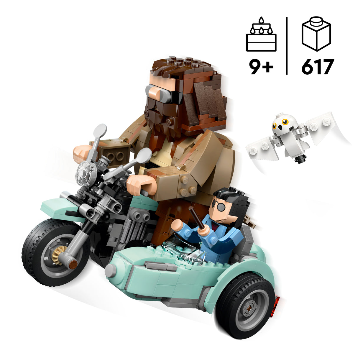 LEGO Harry Potter Hagrid & Harry's Motorcycle Ride 76443L